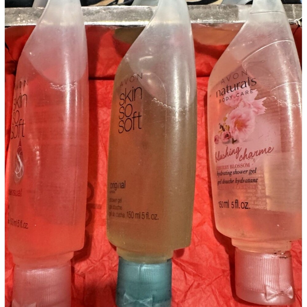 AVON Shower Gel 5 oz Senses Skin So Soft Naturals NEW & SEALED Lot of 3